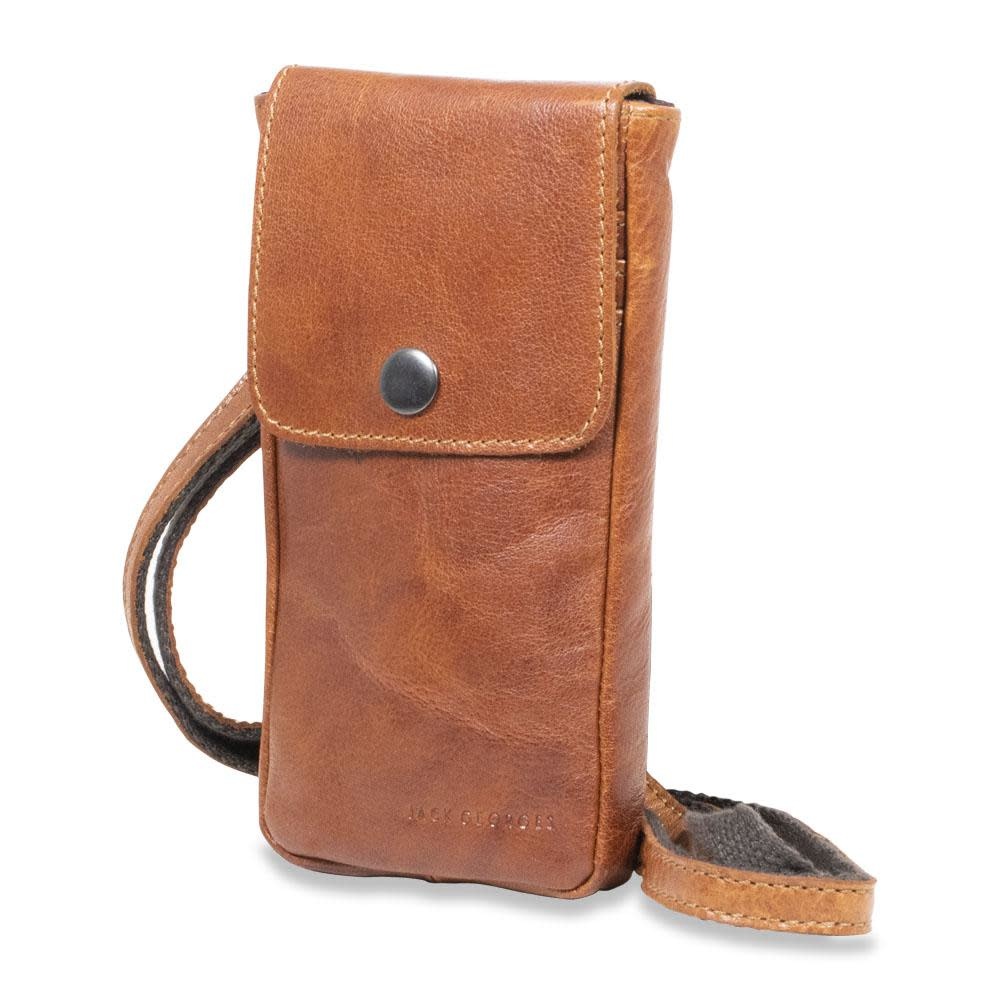 Jack Georges VOYAGER LEATHER PHONE HOLDER CROSSBODY (7670)