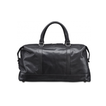 MANCINI BUFFALO 20" LEATHER CARRY ON (99-5473) BLACK