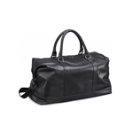 MANCINI BUFFALO 20" LEATHER CARRY ON (99-5473) BLACK