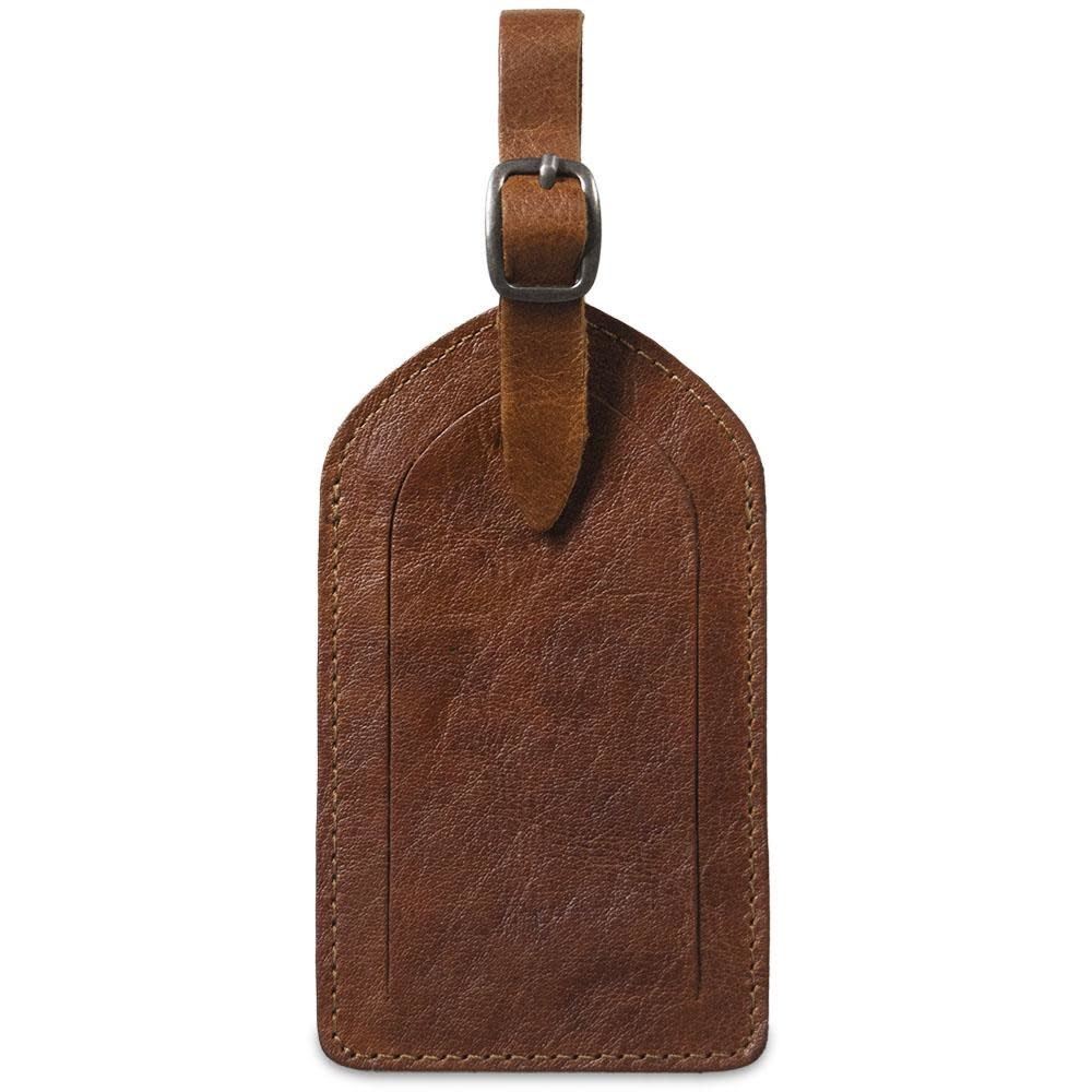 VOYAGER LEATHER LUGGAGE TAG HONEY 7101 Urban Traveller