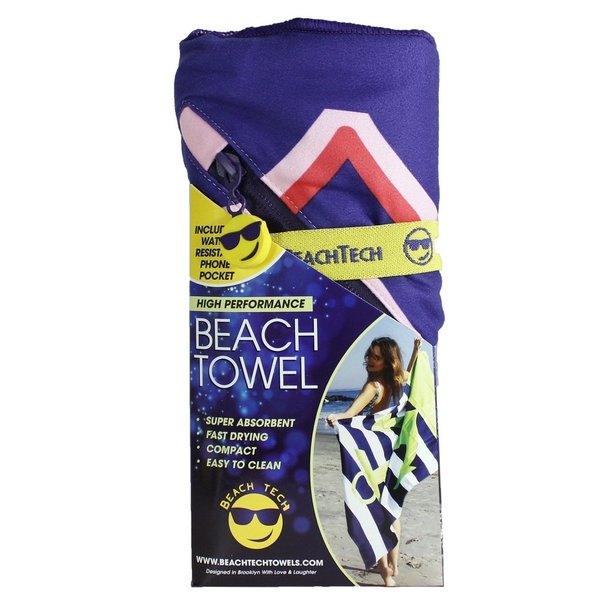 HIGH PERFORMANCE LARGE BEACH TOWEL W/ POCKET