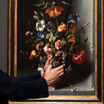 SECRID ART COLLECTION MINIWALLET VOSMAER - STILL LIFE OF FLOWERS WITH CROWN - RIJKSMUSEUM