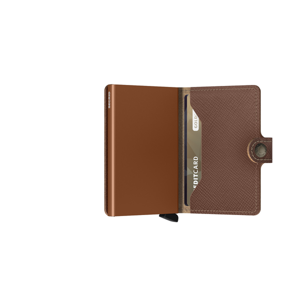 SECRID Miniwallet Saffiano Caramel