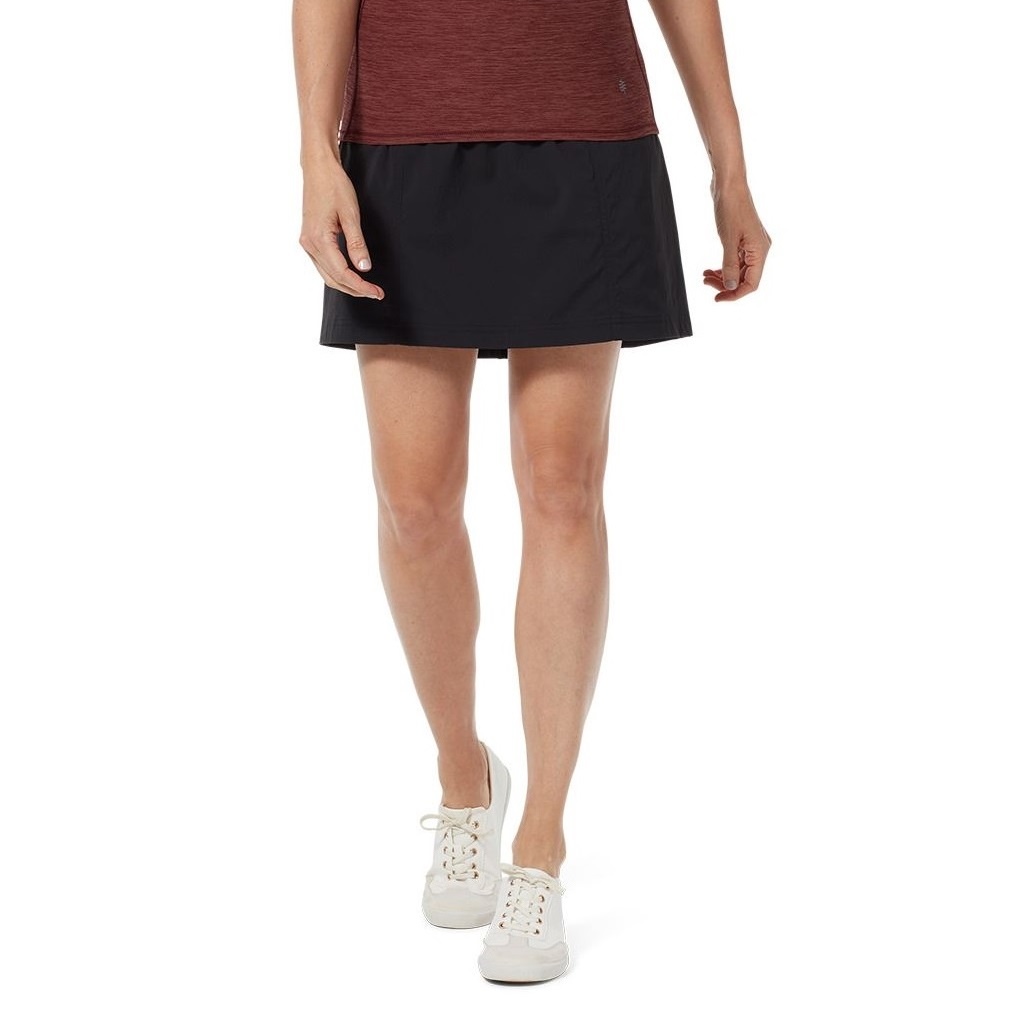 WOMEN'S DISCOVERY III SKORT (Y35179) JET BLACK - Urban Traveller