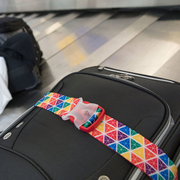4 x Travel Luggage Straps Adjustable Suitcase Belt Buckle Holder Rainb —  AllTopBargains