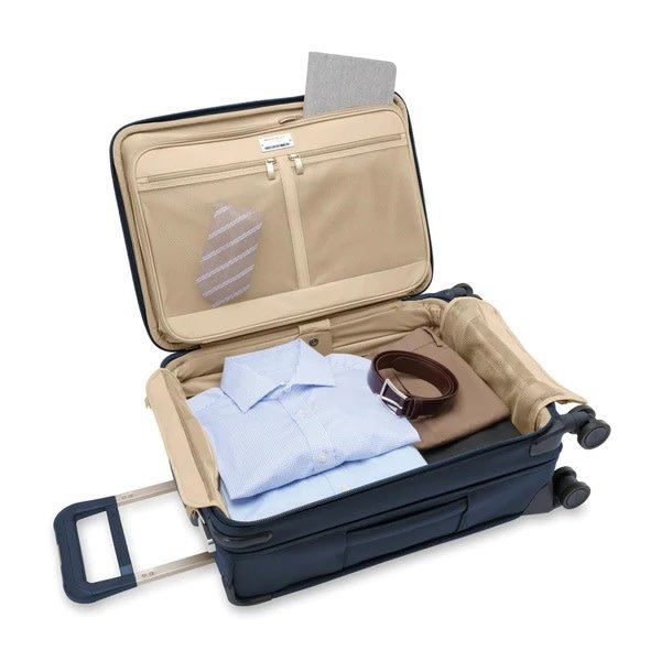 BRIGGS & RILEY BASELINE ESSENTIAL CARRY-ON SPINNER (BLU122CXSP 5) NAVY