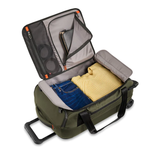 BRIGGS & RILEY ZDX 21" CARRY-ON UPRIGHT DUFFLE, HUNTER GREEN (ZXUWD121-23)