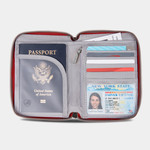 TRAVELON RFID BLOCKING PASSPORT ZIP WALLET (43401