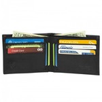 TRAVELON RFID BILLFOLD WALLET, BLACK (82025)