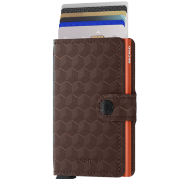 SECRID MINIWALLET OPTICAL BROWN-ORANGE