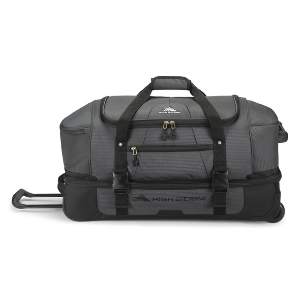 SAMSONITE HIGH SIERRA FAIRLEAD COLLECTION 28" DROP BOTTOM DUFFLE MERCURY BLACK (138038-3958)