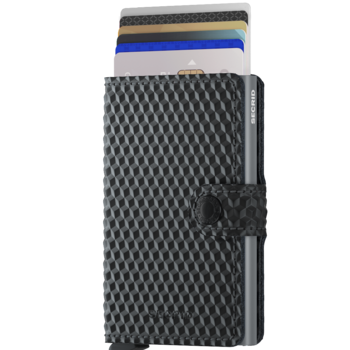 SECRID MINIWALLET CUBIC BLACK-TITANIUM