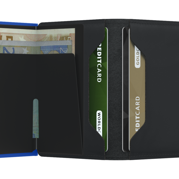 SECRID SLIMWALLET MATTE BLACK & BLUE