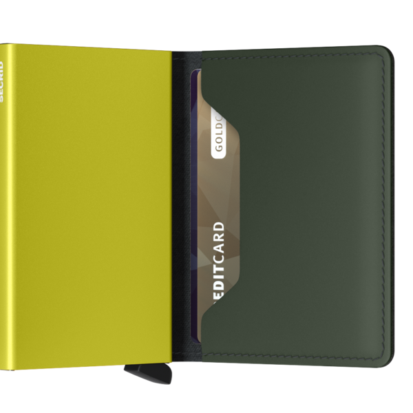 SECRID SLIMWALLET MATTE GREEN & LIME