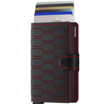 SECRID MINIWALLET FUEL BLACK-RED