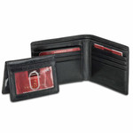 MANCINI MEN'S BILLFOLD WITH REMOVABLE PASSCASE (52954) BLACK