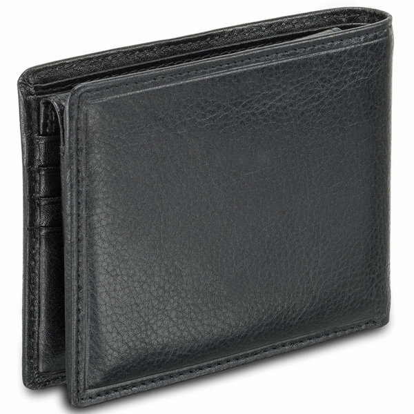 MANCINI MEN'S BILLFOLD WITH REMOVABLE PASSCASE (52954) BLACK