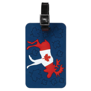 LUGGAGE TAG MOOSE FLAG (51417)