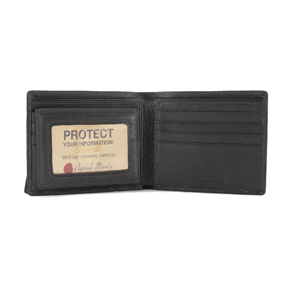 OSGOODE MARLEY LEATHER ID PASSCASE WALLET, BRUSHED GRANITE (1172)