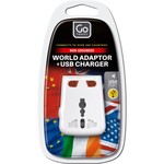 GO TRAVEL WORLDWIDE ADAPTOR+ USB(379)