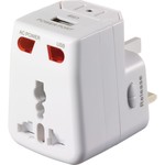 GO TRAVEL WORLDWIDE ADAPTOR+ USB(379)