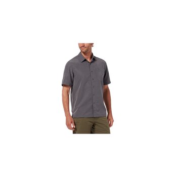 ROYAL ROBBINS MEN'S DESERT PUCKER DRY SHORT SLEEVE, ASPHALT (Y71200-568)