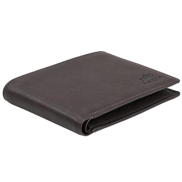 MANCINI MEN'S RFID BILLFOLD WITH COINPURSE, BROWN (2030151)