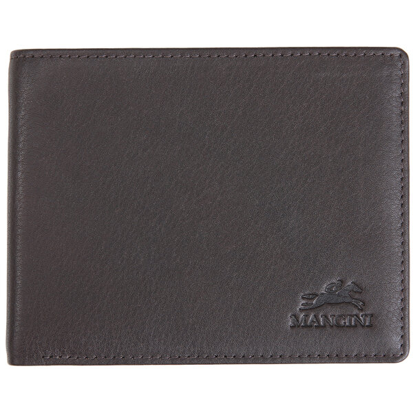 MANCINI MEN'S RFID BILLFOLD WITH COINPURSE, BROWN (2030151)