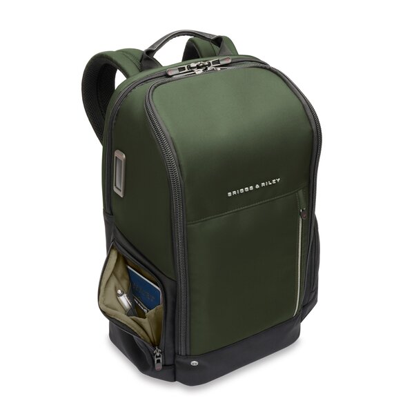 BRIGGS & RILEY HTA RECYCLED MEDIUM WIDEMOUTH BACKPACK (AK124-23) HUNTER GREEN