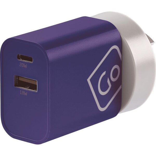 GO TRAVEL WORLDWIDE USB-A & USB-C CHARGER