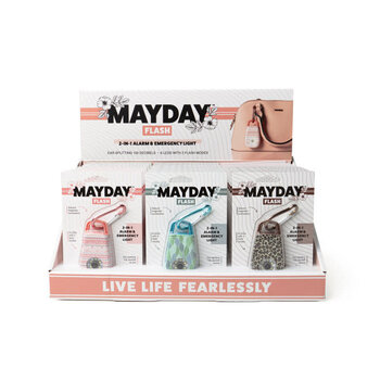 MAYDAY FLASH 2-IN-1 ALARM & EMERGENCY LIGHT (MAYFL)