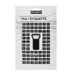 SAMSONITE PERSONALIZATION TAG WITH STICKERS (150934-1041) BLACK