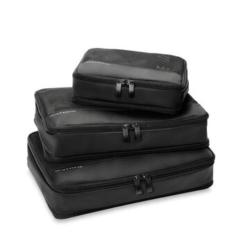 BRIGGS & RILEY CARRY-ON EXPANDALBE PACKING CUBE SET (X111-4) BLACK