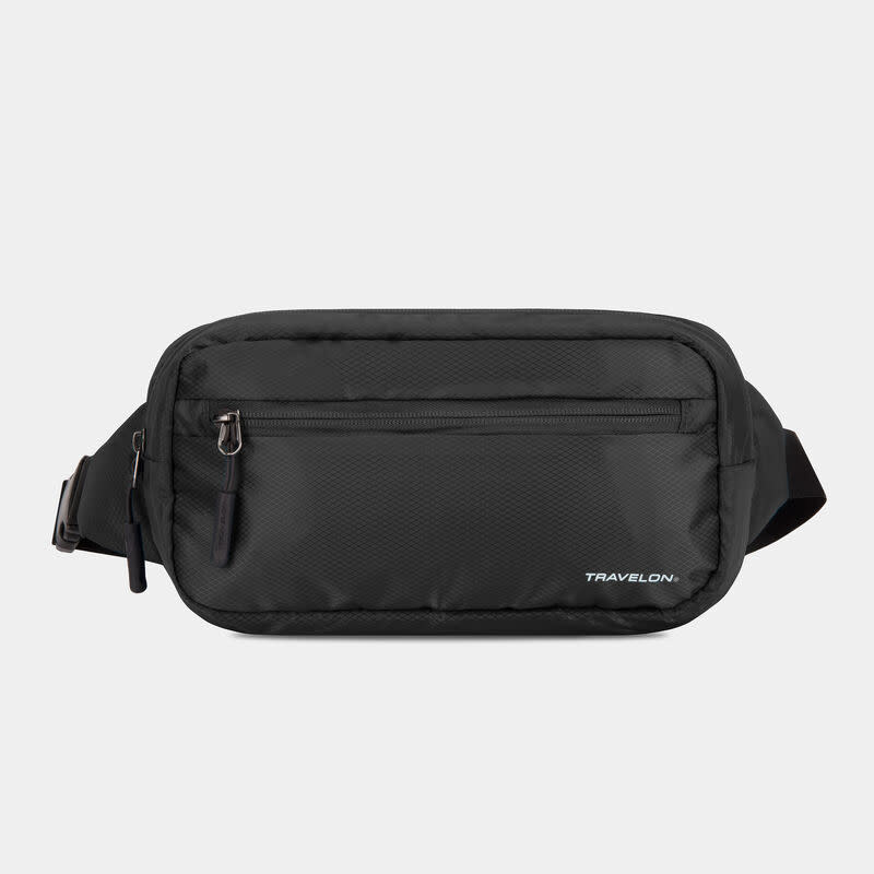 Travelon World Travel Essentials Convertible Sling Waist Pack Black