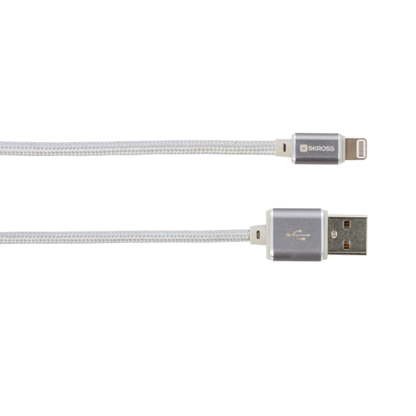 SKROSS CHARGE'N SYNC LIGHTNING STEEL CHARGING CABLES (2.700242)
