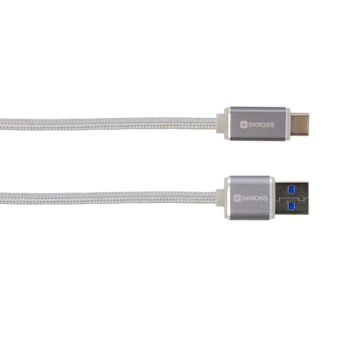 SKROSS CHARGE'N SYNC USB TYPE-C STEEL CHARGING CABLES (2.700243)