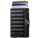 SECRID PREMIUM TWINWALLET EMBOSS LINES BLACK