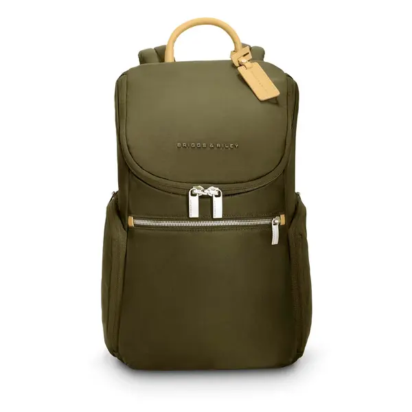 Olive green backpack purse sale