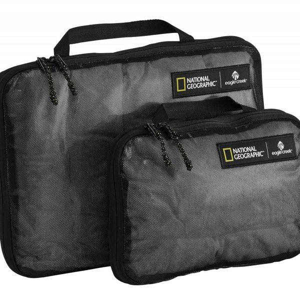 EAGLE CREEK PACK-IT STORAGE COMPRESSION CUBE SET S/M, NATIONAL GEOGRAPHIC