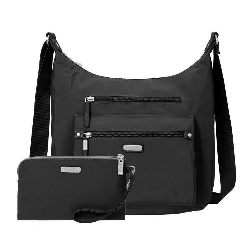 Baggallini hobo crossbody outlet with rfid wristlet