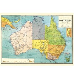 Poster Australia Map 3