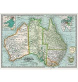 Poster Australia Map