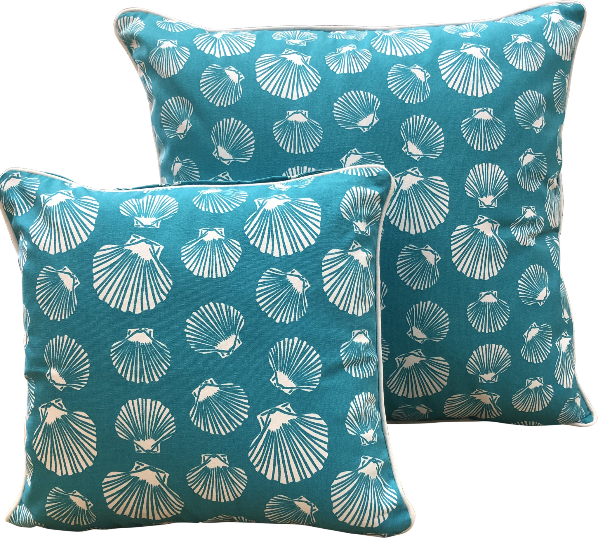 Shell Sea Green Cushion Cover Gecko Interiors