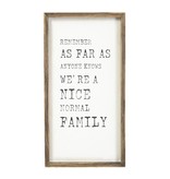 Funny Family Sign