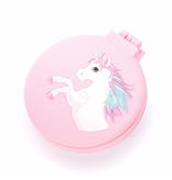 ISAlbi Compact Hairbrush & Mirror - Unicorn