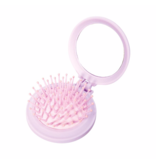 ISAlbi Compact Hairbrush & Mirror - Unicorn
