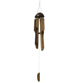 Bamboo Wind Chime - Coconut Top