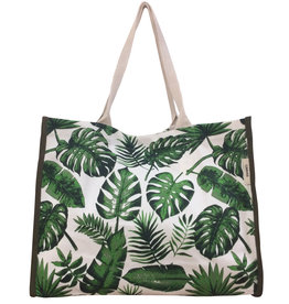 Craft Studio Small Beach Bag -  Palm Botanical