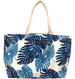 Craft Studio Large Beach Bag Blue Tropics
