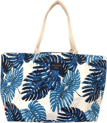 Craft Studio Large Beach Bag Blue Tropics